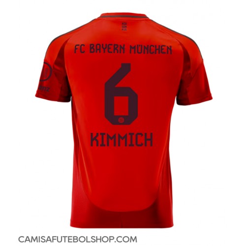 Camisa de time de futebol Bayern Munich Joshua Kimmich #6 Replicas 1º Equipamento 2024-25 Manga Curta